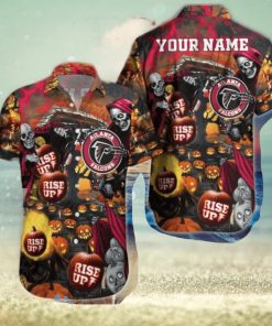 Atlanta Falcons NFL Hawaiian Shirt Custom Name Halloween Hot Trending 2023