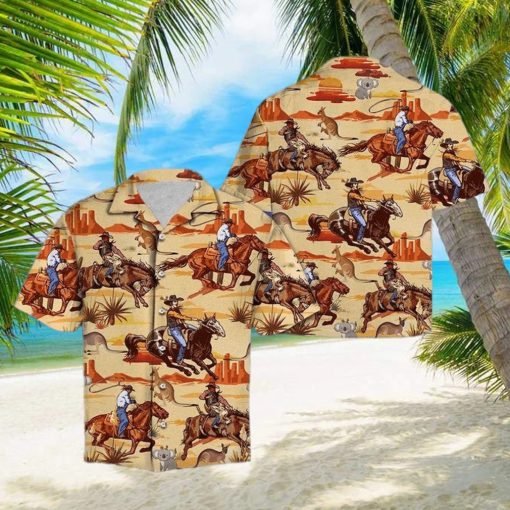 Australia Cowboy Hawaiian Shirt For Men   Women HW6579 8051