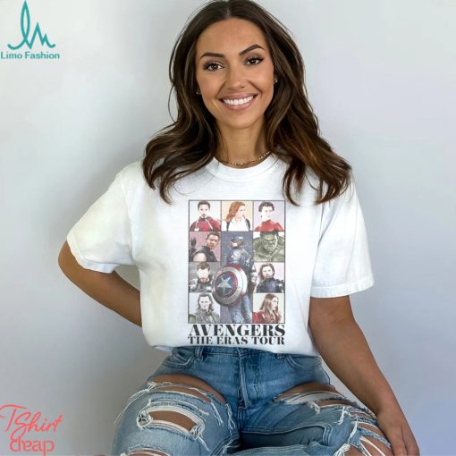 Avengers The Eras Tour Shirt Avenger Mcu Assemble Sweatshirt Marvel Fan Gift Unisex