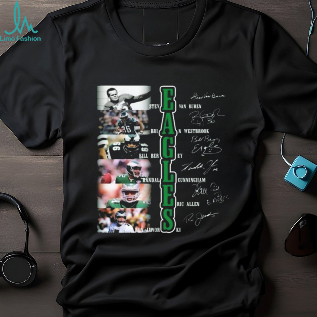 Philadelphia Eagles Legends Team Poster Signatures Shirt, hoodie, sweater,  long sleeve and tank top