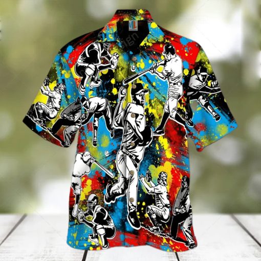 Awesome Baseball Hawaiian Shirt Unisex Adult