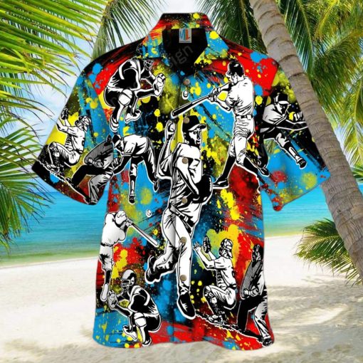 Awesome Baseball Hawaiian Shirt Unisex Adult