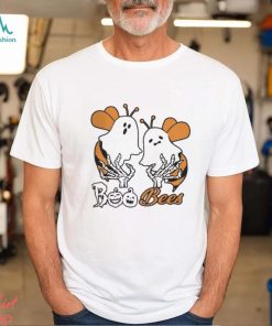 Awesome Ghost Boo Bees And Skeleton Halloween Shirt, Cute Bee Ghost Costume Poster Shirt, Halloween Decor Trends 2023 Merch