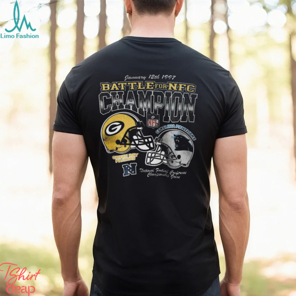 Awesome January 12th 1994 battle for nfc championship green bay packers vs  carolina panthers t shirt - Limotees