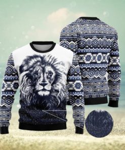 Awesome Lion Ugly Christmas Sweater AOP All Over Printed Sweater