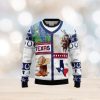 Los Angeles Dodgers Basic Pattern Knitted Ugly Christmas Sweater AOP Gift  For Men And Women - Limotees