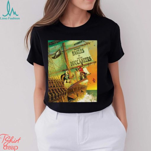 Awesome tampa Bay Buccaneers Vs Philadelphia Eagles Tampa Florida Sept 25 2023 T Shirt