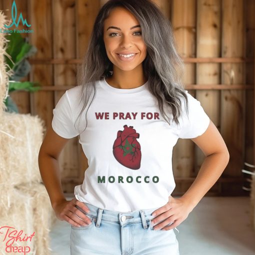 Awesome we Pray for Morocco shirt
