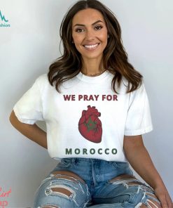 Awesome we Pray for Morocco shirt