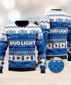 Bud Light Funny Beer Ugly Christmas Sweater Black Gift For Men And Women -  Reallgraphics