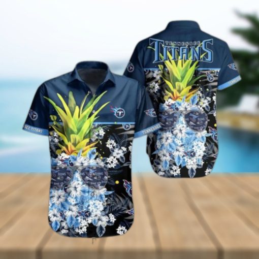 BEST Tennessee Titans NFL Tropical Pattern Pineapple Design Hawaiian Shirt New Trending For Men Women Hot Trend 2023