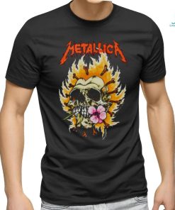 BURNING FLOWER T SHIRT