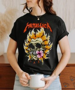 BURNING FLOWER T SHIRT