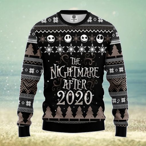 B&W Nightmare Before 2021 Ugly Christmas Sweater Amazing Gift Men And Women Christmas Gift