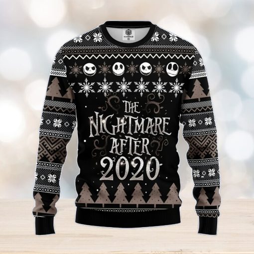 B&W Nightmare Before 2021 Ugly Christmas Sweater Amazing Gift Men And Women Christmas Gift