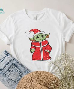 Baby Yoda Christmas Yoda Santa Funny T Shirt
