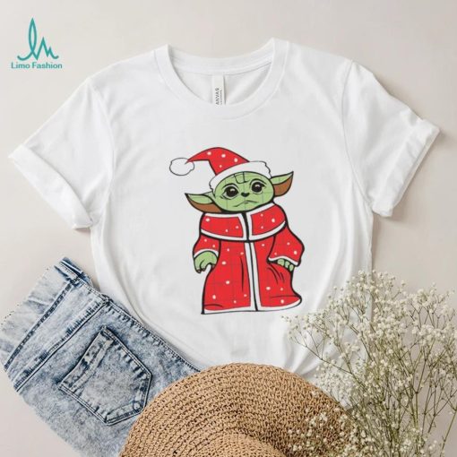 Baby Yoda Christmas Yoda Santa Funny T Shirt