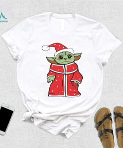 Baby Yoda Christmas Yoda Santa Funny T Shirt