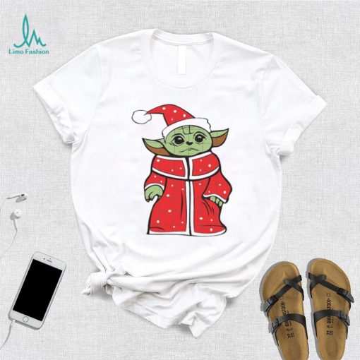 Baby Yoda Christmas Yoda Santa Funny T Shirt