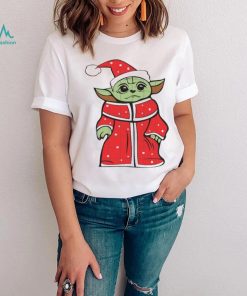 Baby Yoda Christmas Yoda Santa Funny T Shirt