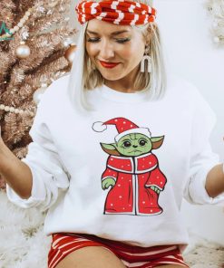 Baby Yoda Christmas Yoda Santa Funny T Shirt