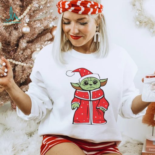 Baby Yoda Christmas Yoda Santa Funny T Shirt