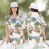 Alice in Wonderland Hawaiian Shirt Tropical Cheshire Cat Hawaii Shirt Mad Hatter Aloha Shirt