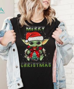 Baby Yoda Merry Christmas T Shirt