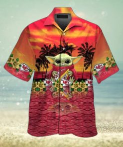 Baby Yoda Star Wars Kansas City Chiefs Hawaiian Shirt Best Beach Gift