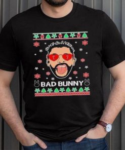 Bad Benito Bunny Latin Trap Xmas Ugly Christmas shirt