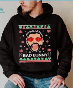 Bad Benito Bunny Latin Trap Xmas Ugly Christmas shirt