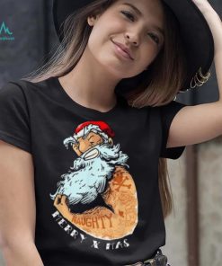 Bad Santa Claus Christmas Naughty Merry Xmas Funny Shirt