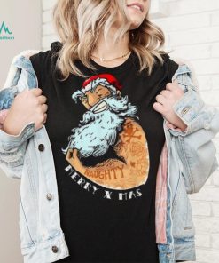 Bad Santa Claus Christmas Naughty Merry Xmas Funny Shirt