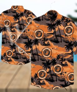 Baltimore Orioles And Landscape Hawaiian Shirt – Orioles Hawaiian Shirt