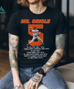 5 Brooks Robinson 1937 2023 Thank You For The Memories Signatures Shirt -  Limotees