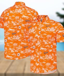 Baltimore Orioles Button Down Baseball Hawaiian Shirt – Orioles Hawaiian Shirt