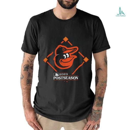 Baltimore Orioles Fanatics Branded Black 2023 Postseason Around The Horn Shirt