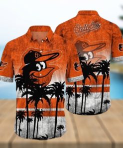 Baltimore Orioles Hawaiian Shirt Vintage Tropical