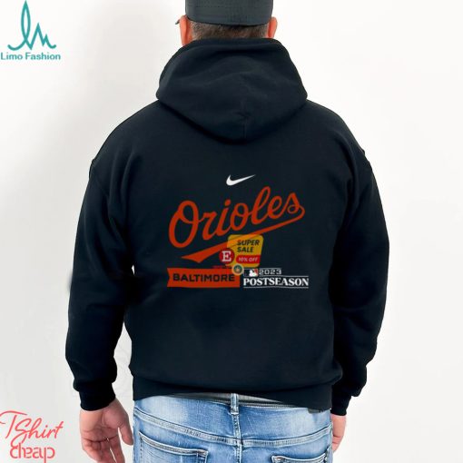 Baltimore Orioles Nike 2023 Postseason shirt