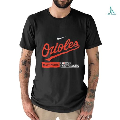 Baltimore Orioles Nike Black 2023 Postseason Authentic Collection Dugout Pullover Shirt