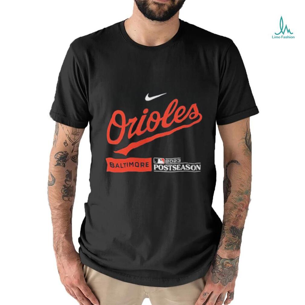 Baltimore Orioles Nike Black 2023 Postseason Authentic Collection Dugout Pullover Shirt Baltimore Orioles Nike Black 2023 Postseason Authentic Collection Dugout Pullover Shirt