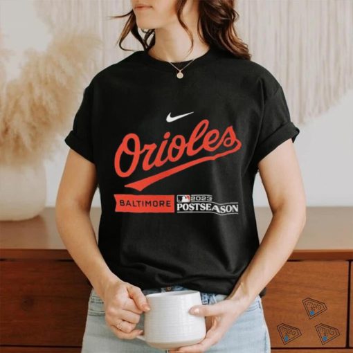 Baltimore Orioles Nike Black 2023 Postseason Authentic Collection Dugout Pullover Shirt