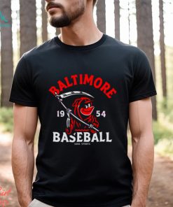 Baltimore Orioles Reaper baseball 1954 shirt