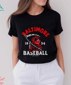 Baltimore Orioles Reaper baseball 1954 shirt