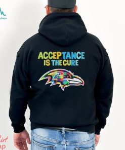 Baltimore Ravens Acceptance Is The Cure Autism T Shirt