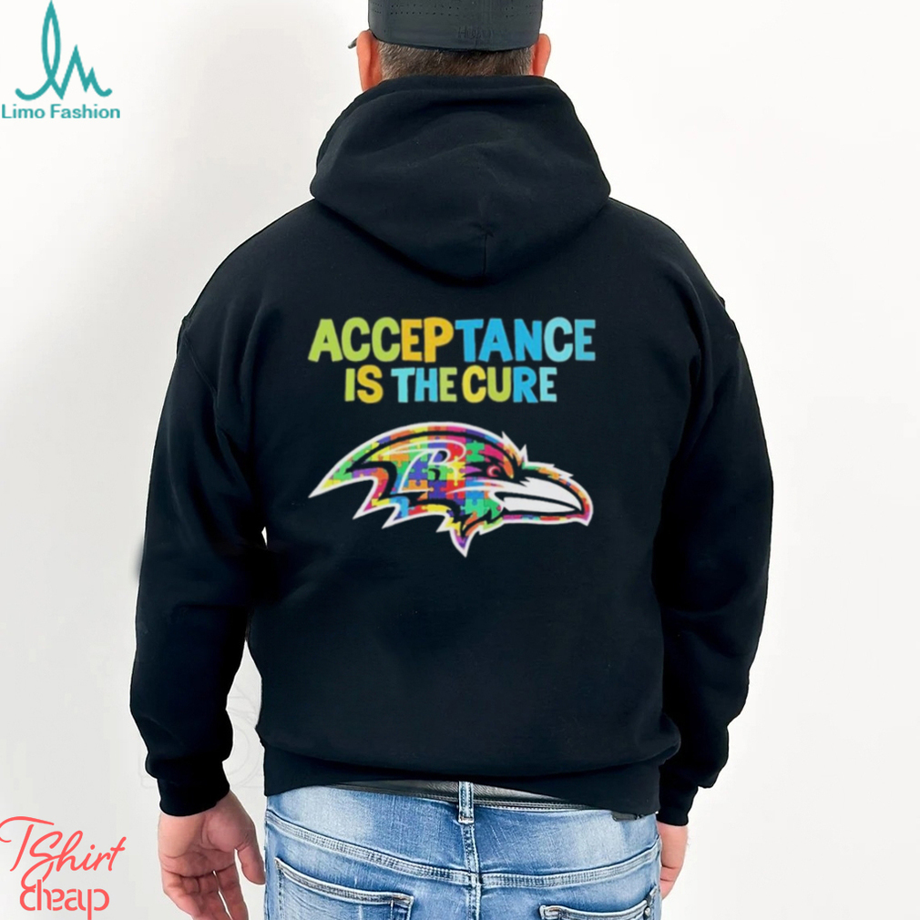 Baltimore Ravens Acceptance Is The Cure Autism T Shirt Baltimore Ravens Acceptance Is The Cure Autism T Shirt