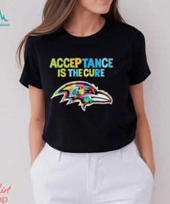 Baltimore Ravens Acceptance Is The Cure Autism T Shirt