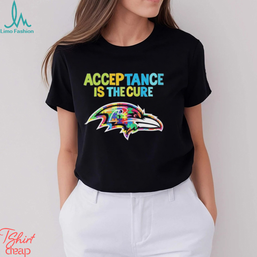Baltimore Ravens Acceptance Is The Cure Autism T Shirt Baltimore Ravens Acceptance Is The Cure Autism T Shirt