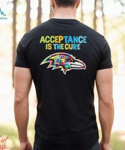 Baltimore Ravens Acceptance Is The Cure Autism T Shirt