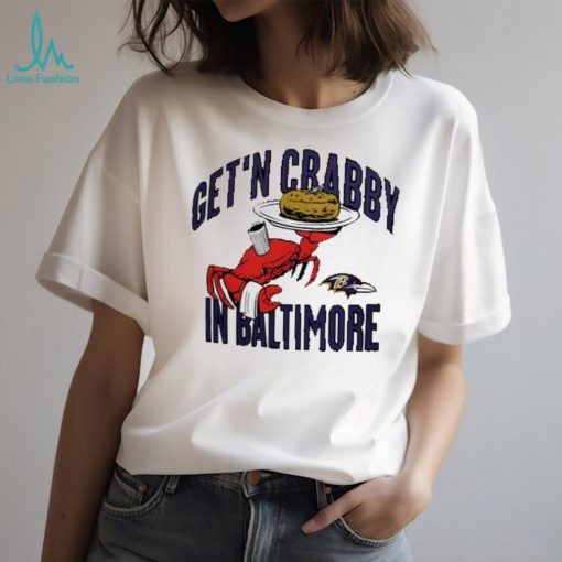 Baltimore Ravens Homage Unisex NFL x Guy Fieri’s Flavortown Tri Blend T Shirt   Ash